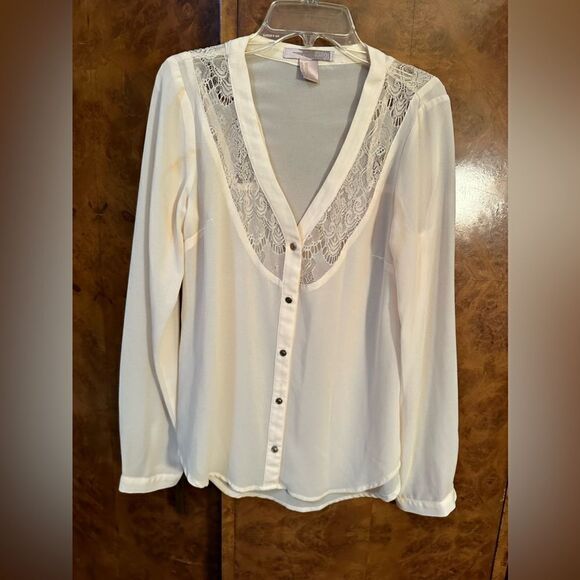 White lace blouse - forever 21 - Picture 1 of 6